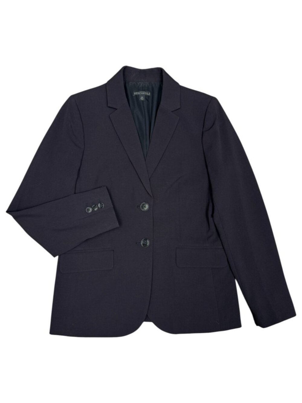 J. CREW Women's EUC 2 Button Blazer Jacket Black #J4533 | Size 4P